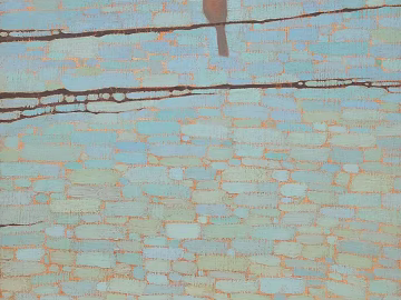 Minimalist landscape painting, abstract landscape painting texture (ID:ffaeh524927)