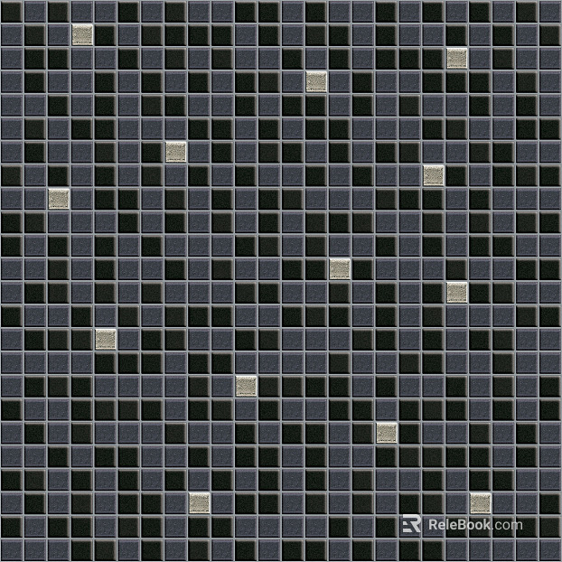 Mosaic Ceramic Map texture