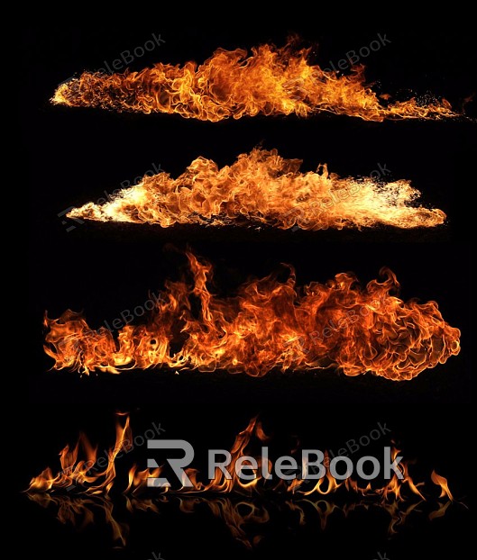 Flame texture texture