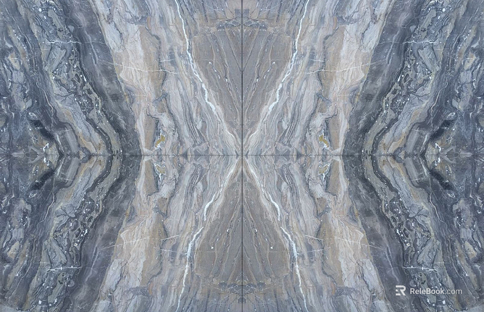Running water pattern marble blue gray parquet floor tile texture