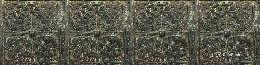 embossed bronze texture