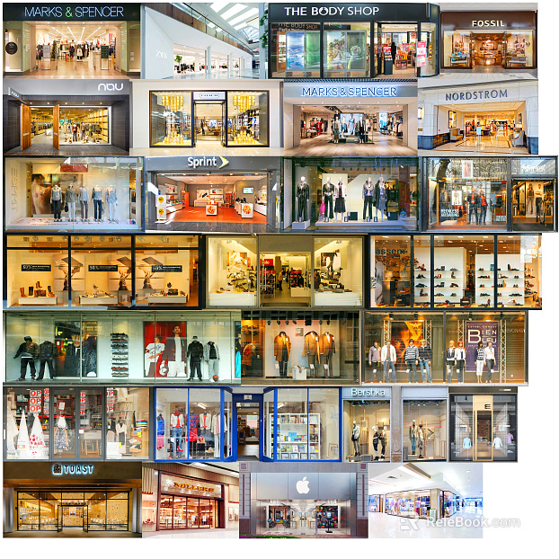 Commercial Window Mall texture