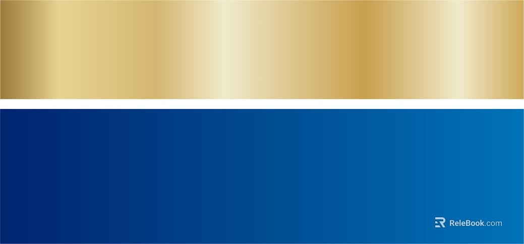 Blue and gold gradient metal decorative surface texture