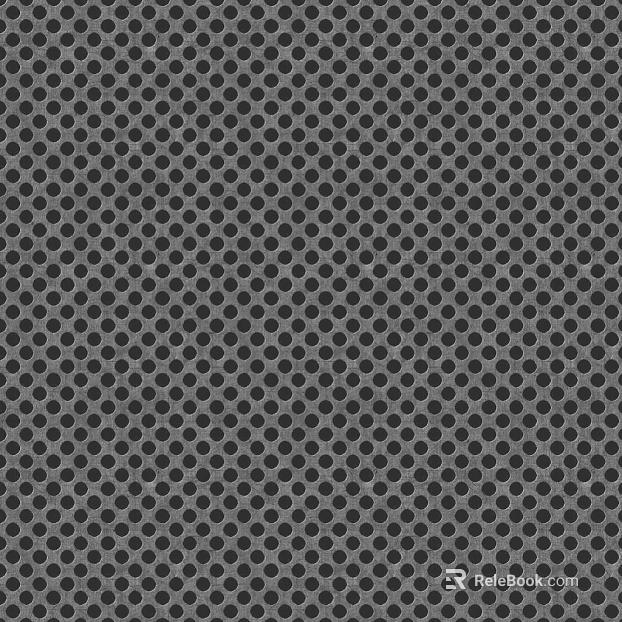 Perforated plate metal texture