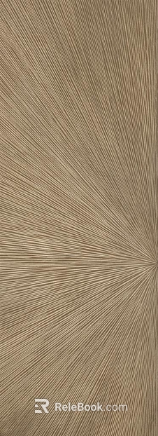 Light Coffee-Colored Wood Veneer with Radial Patterned Background Wall texture