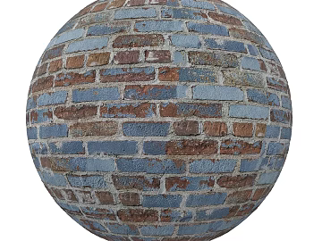 Brick wall PBR texture (ID:ffach521964)