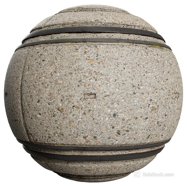 Terrazzo ground track PBR texture