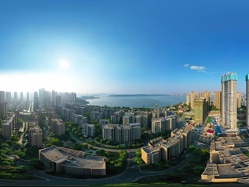 HDR City Construction Site Panorama texture (ID:ffach651413)