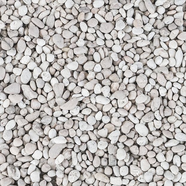 Colored cobblestone ground texture