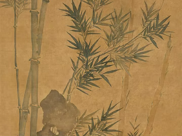 plant painting bamboo mural texture (ID:ffaeh217467)