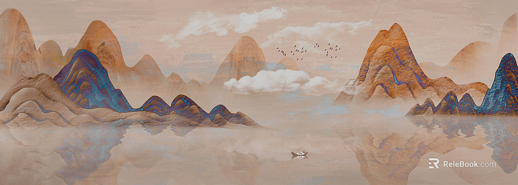 landscape painting texture
