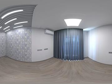 room empty office door curtain wood floor hdr texture (ID:ffach724308)