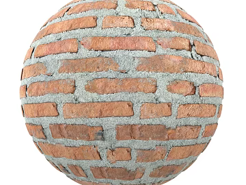 Brick wall PBR texture (ID:ffach220964)