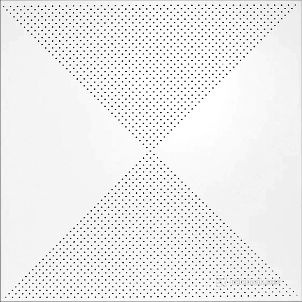 Perforated plate metal texture
