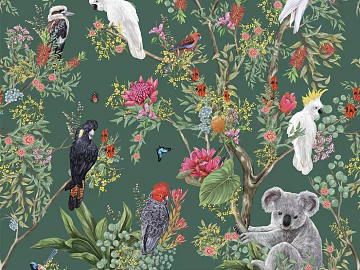 Flora Pattern Wall Cloth Wallpaper Wallpaper Fabric texture (ID:ffach524971)