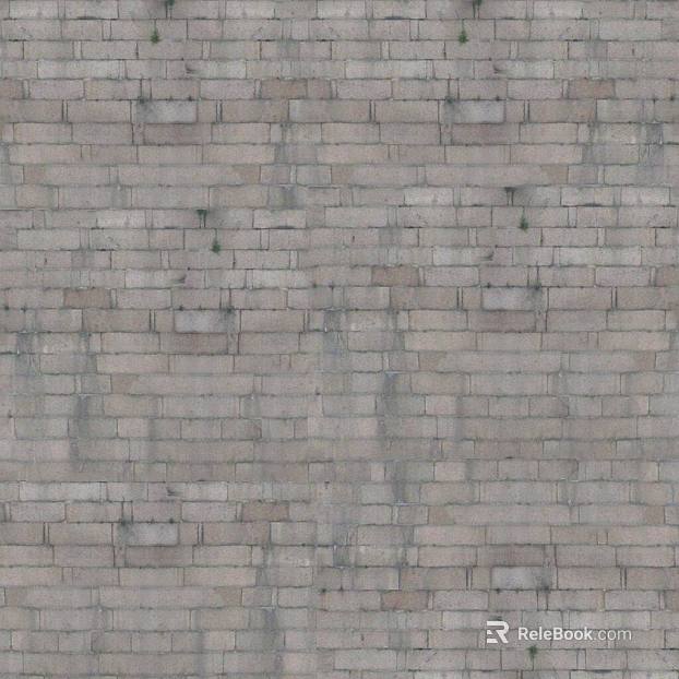 Light gray brick wall exterior wall texture