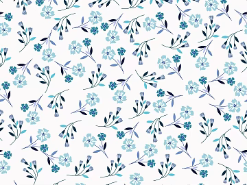 Artistic small floral printing background 3d model