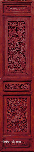 wood carving red wood carving texture