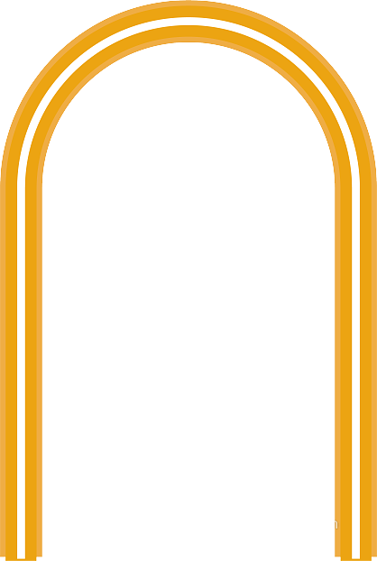 Yellow and white arched door member texture