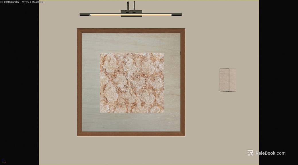 Light Beige Ginkgo Leaf Decorative Painting Living Room Hanging Painting texture