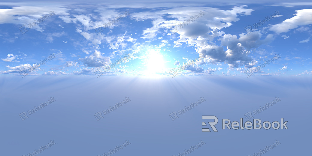 Sunrise Sunset Cloudy Blue Sky Landscape Landscape HDR texture