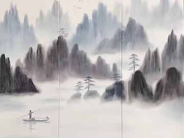 landscape painting texture (ID:ffagg12151)