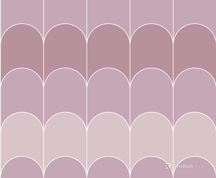 Feather Tile Pink Gradient Tile texture