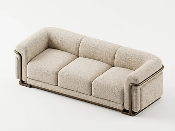 Light Luxury Beige Cashmere Sofa texture (ID:ffaeh349836)