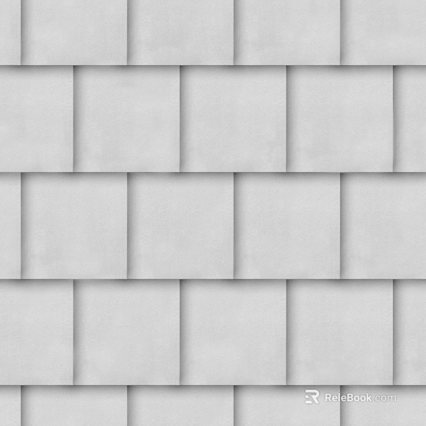 Roof tile black and white map texture