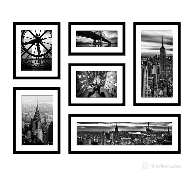 black and white painting texture