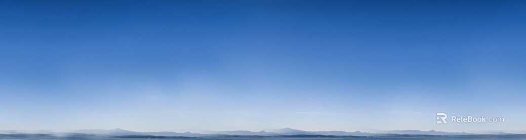 Blue Sky Far Mountain Exterior Panorama texture