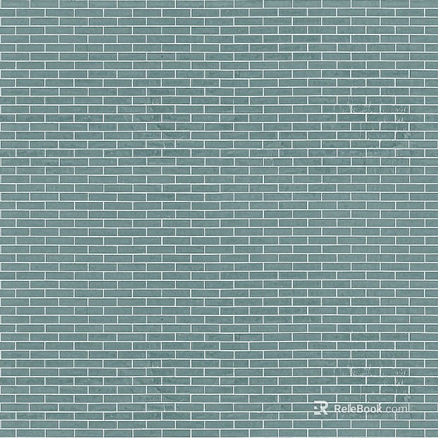 Outdoor green brick gray brick brick wall retro brick wall old brick wall texture