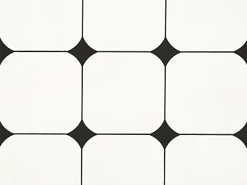 Simple Black and White Tile Kitchen and Bathroom Wall Floor texture (ID:ffaeh568882)
