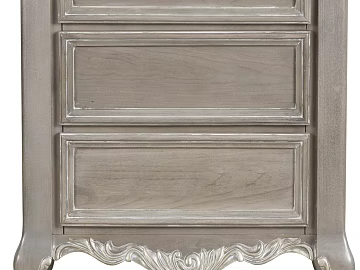 Silver gray European-style solid wood bedside table texture (ID:ffaeh471216)