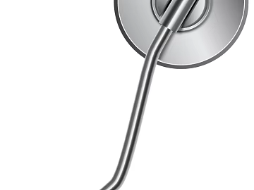 Brushed stainless steel bathroom hardware bracket texture (ID:ffaeh385626)