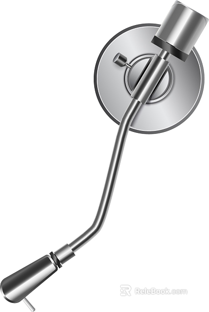 Brushed stainless steel bathroom hardware bracket texture