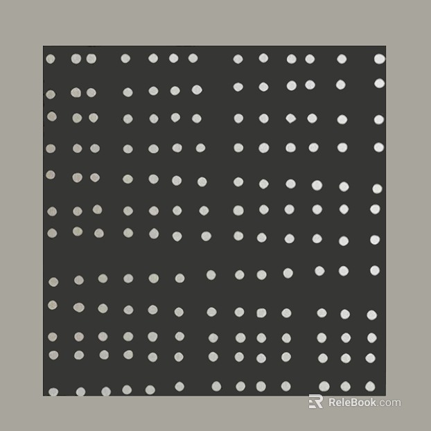 Perforated plate texture