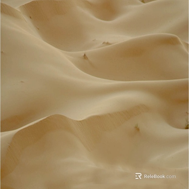 Warm Yellow Sand Outdoor Scene Map texture