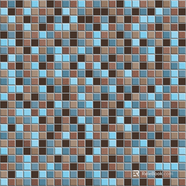 Mosaic Ceramic Map texture