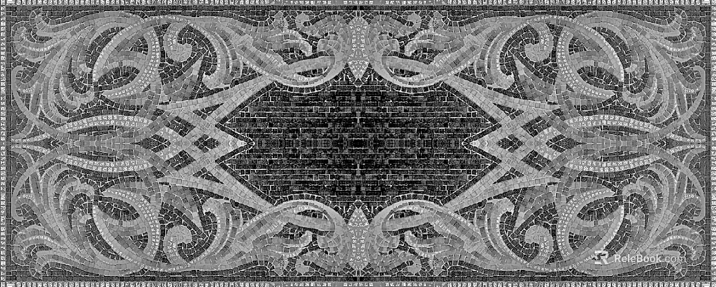 Floor mosaic texture