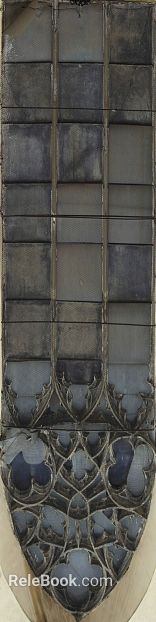 Gray blue vintage church window glass texture
