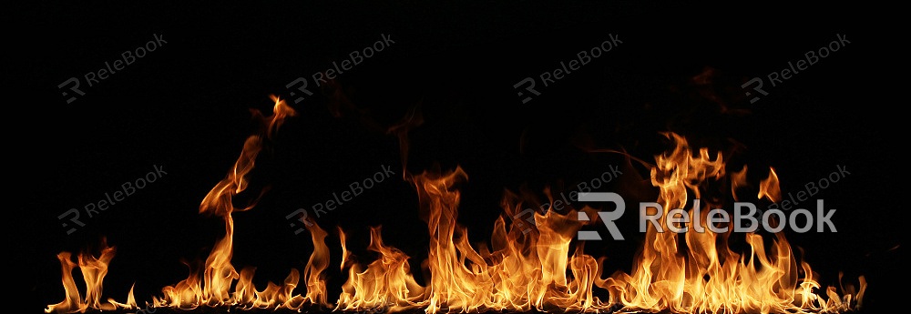 Flame texture texture