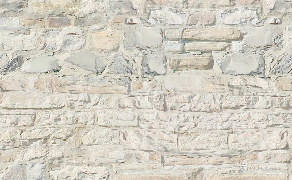 Culture stone white retro culture brick texture