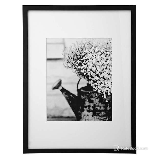 black and white painting texture