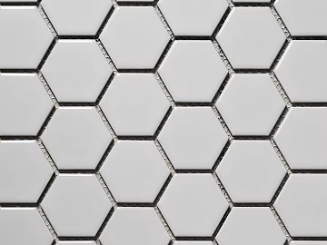 Hexagonal brick honeycomb brick black and white texture (ID:ffabg28845)