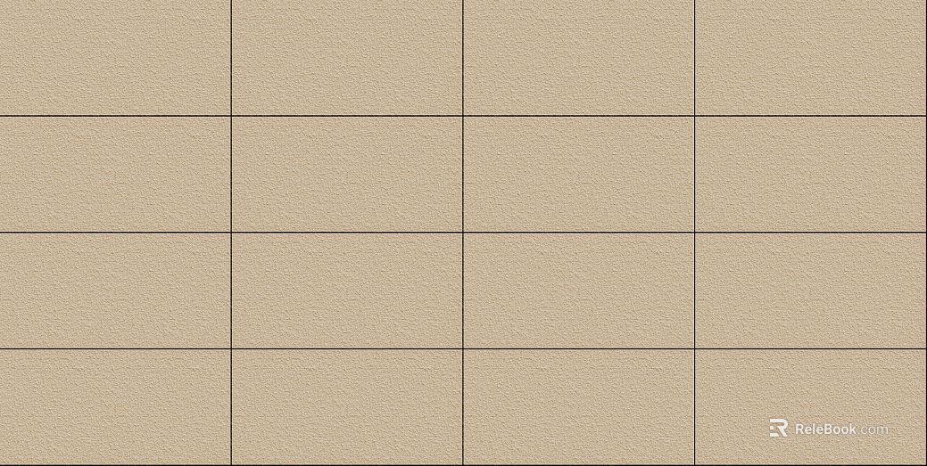 Beige I-shaped real stone paint stone wall orange real stone paint joint texture paint texture