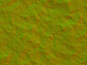Yellow green texture art paint wall 3d model