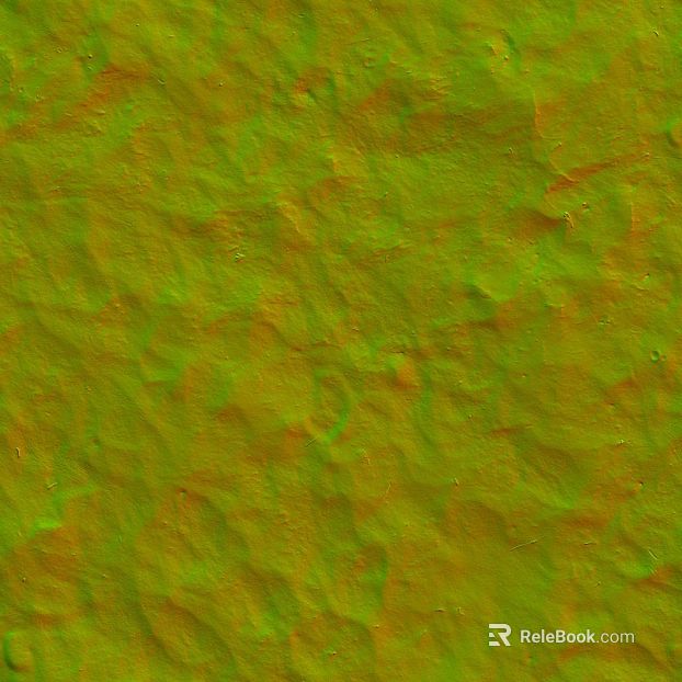 Yellow green texture art paint wall texture