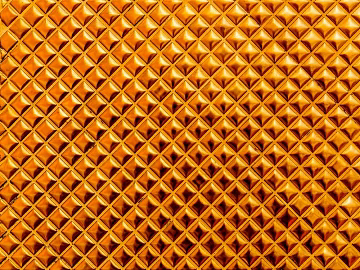 Gold diamond pattern metal plate decorative surface texture (ID:ffaeh627196)