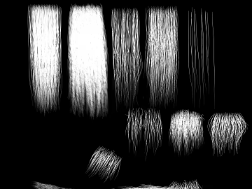 White hair brush material texture (ID:ffaeh078324)